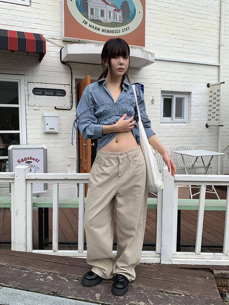 BASIC WIDE PANTS (5C)