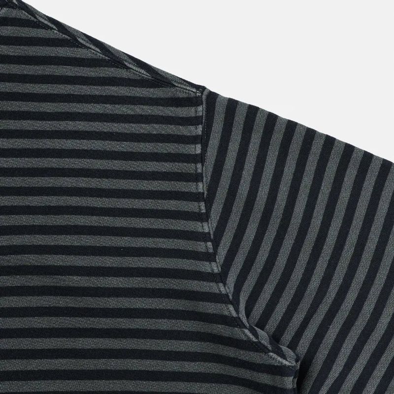  stripe washing hood zip-up