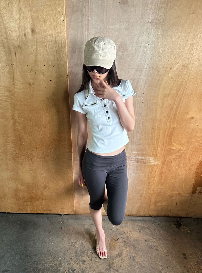foldover capri leggings