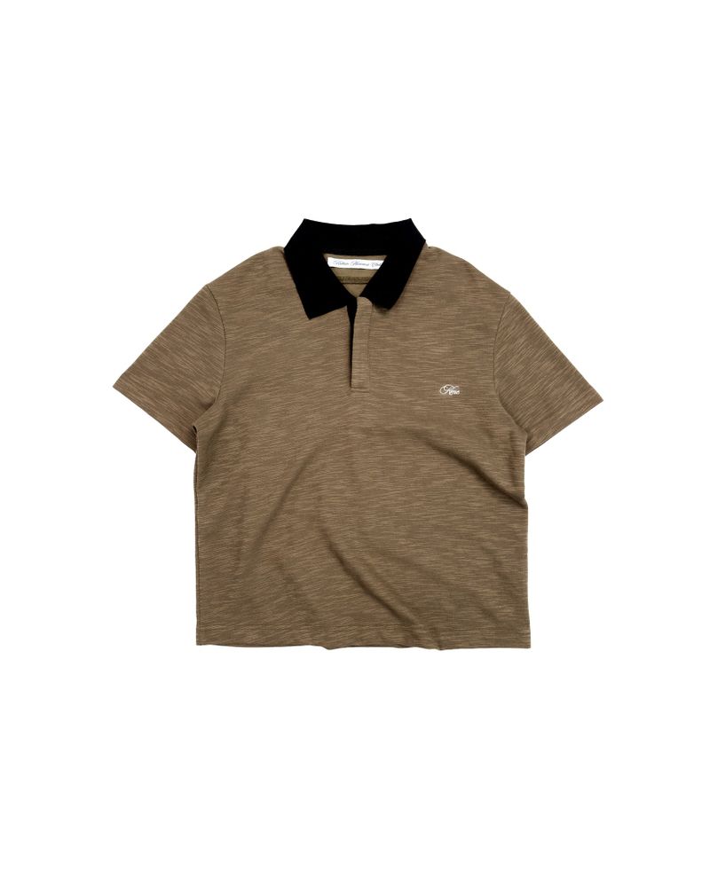 KMC.Stu（ ケーエムシー ストゥ）の「KMC | BOLIDE Minimalist Polo - Brown（Tops）」