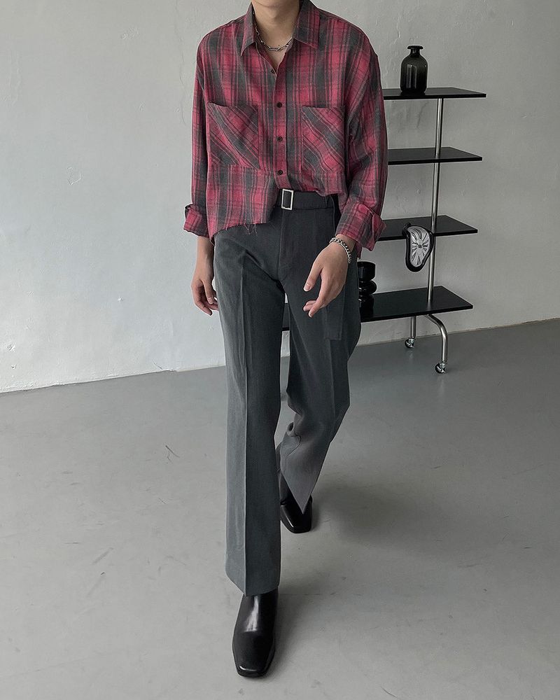 MT Belt Wide Slacks (2 colors)