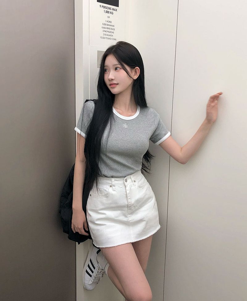 [BELLIDE MADE] SPAN COLORING RINGER T-SHIRT