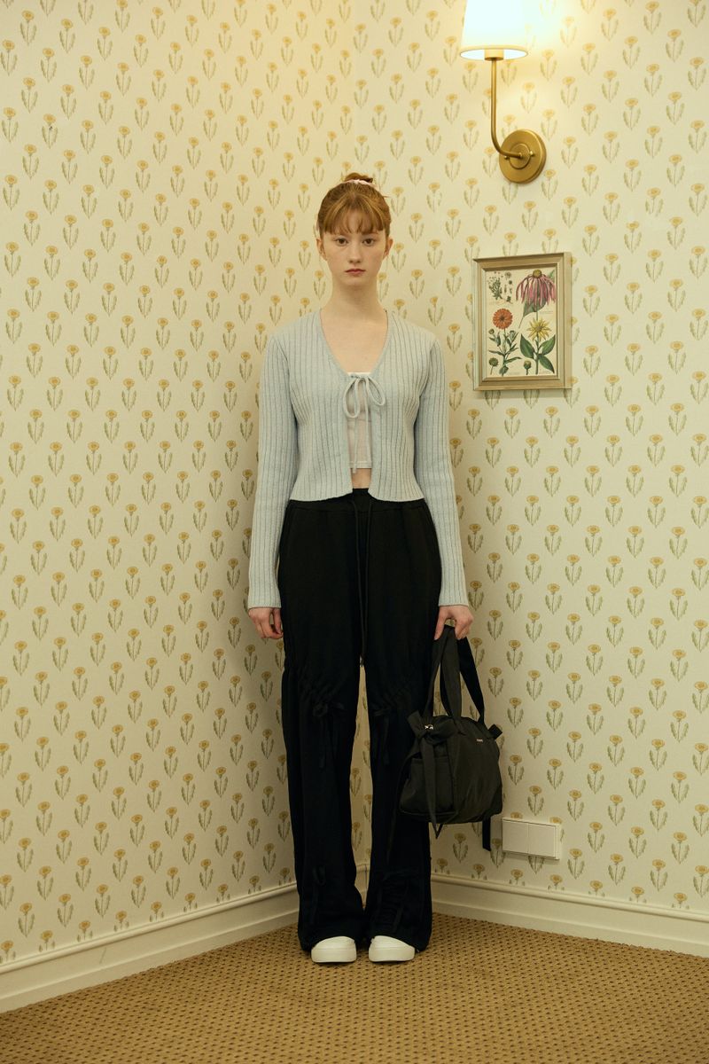 CURVE SHIRRING PANTS