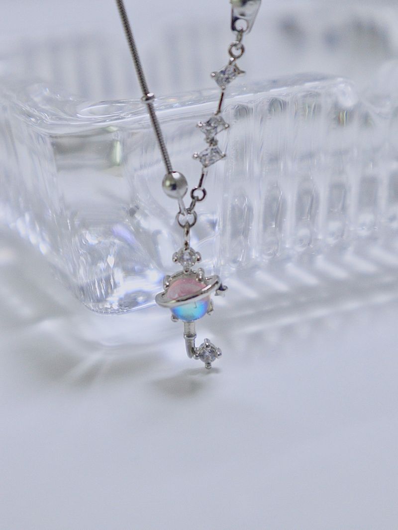 aurora planet necklace