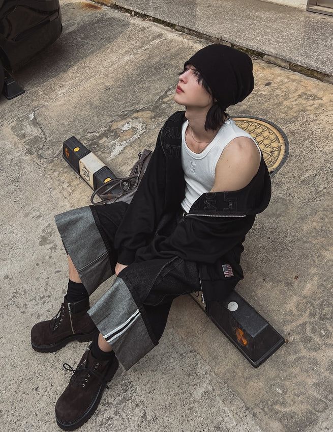 Flag Printing Hood Zip-Up