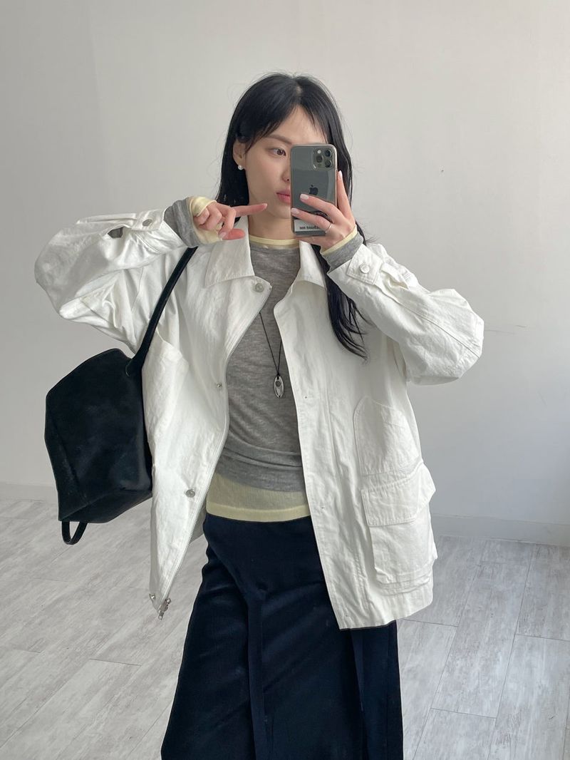INCHANT ME(インチャントミー)の「Garment Work Over Fit Half Jacket(Jackets/Outerwear)」
