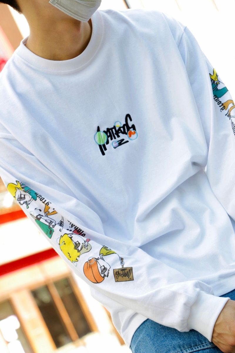Color bubble L/S TEE