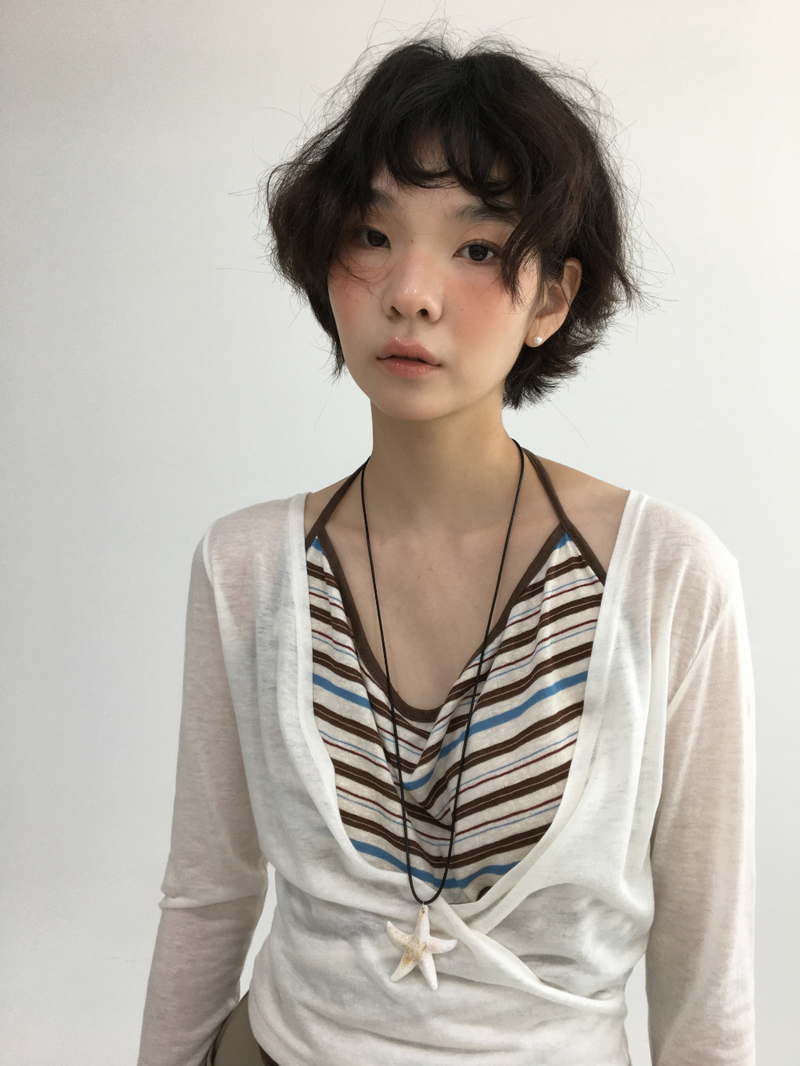 If Strap Halterneck Sleeveless (2color)