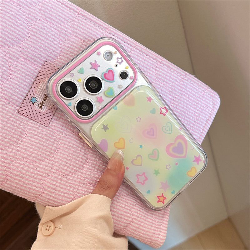 [1+1BOGO] Color Heart Gradient iPhone Case