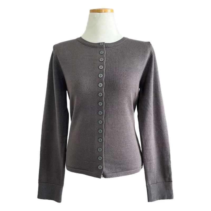 Annie Slim Button Long Sleeve Cardigan