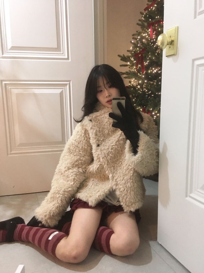 Unbalanced Mustang Fur Jacket