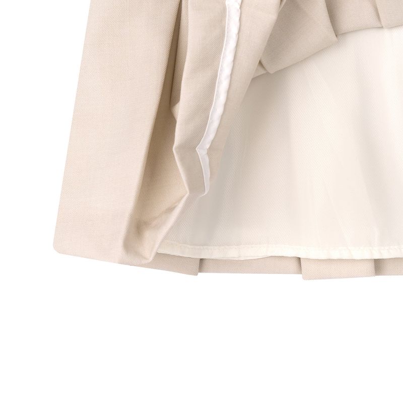 BASIC PLEATS SKIRT (BEIGE)