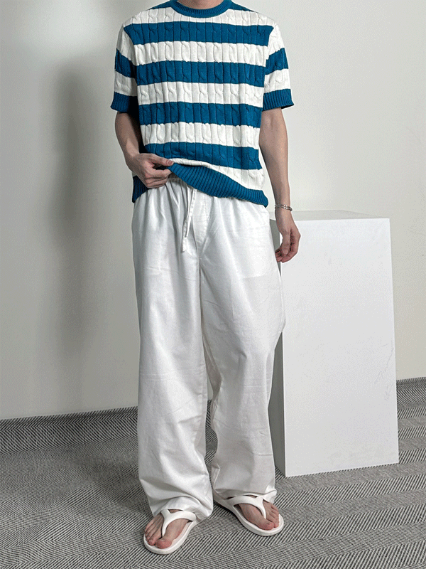WHAT A LOOK（ワット ア ルック）の「Los Linen wide pants（Pants）」