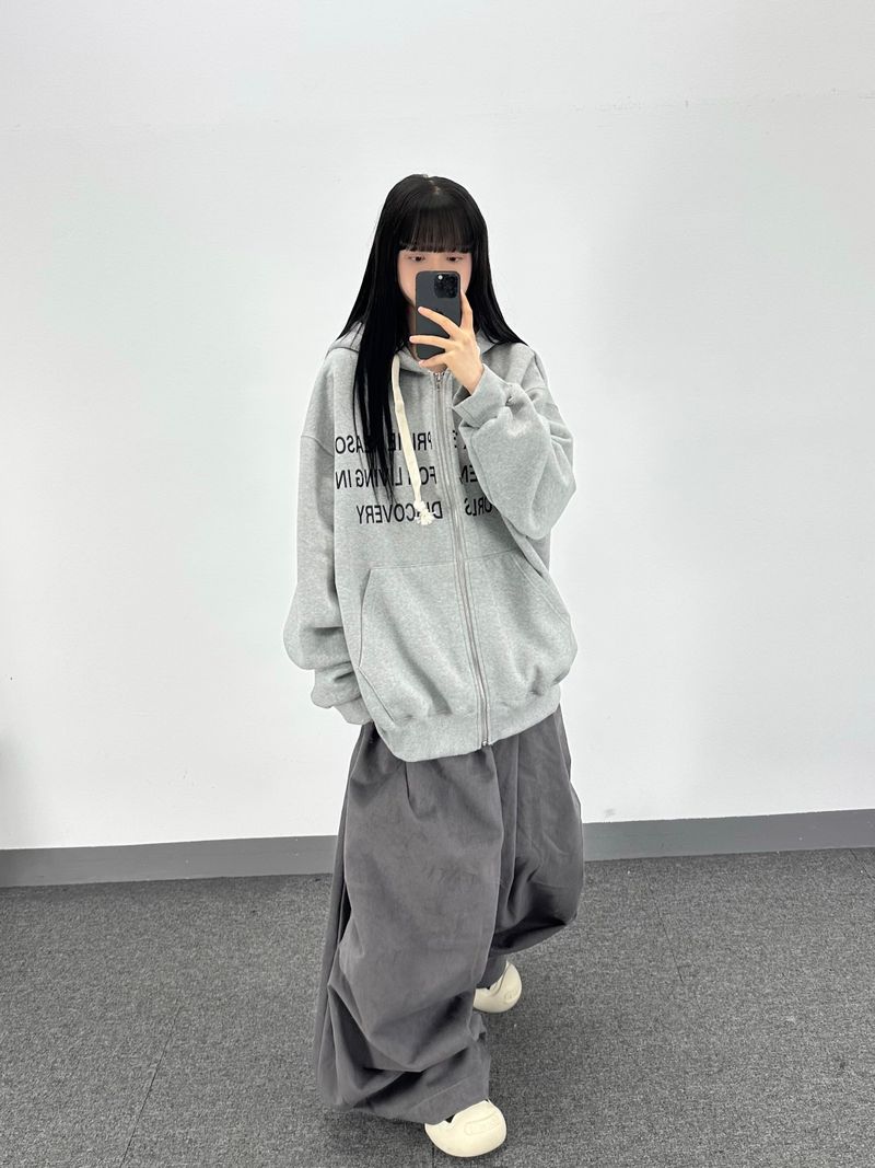 peach big balloon pants