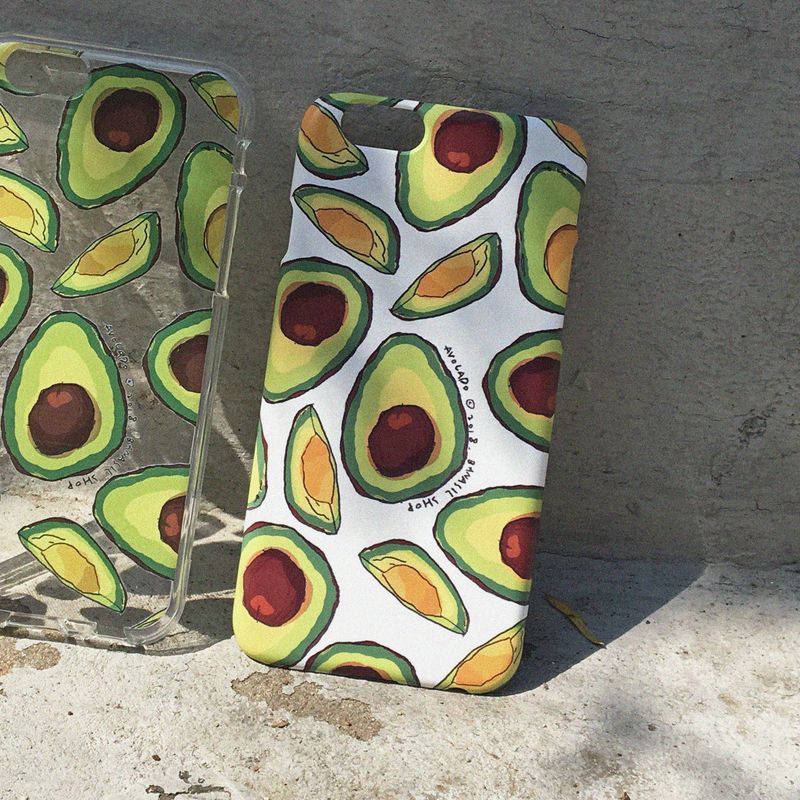 BANASIL SHOP(バナシルショップ)の「Avocado (Galaxy) Glossy Hard Case(Smartphone Accessories)」