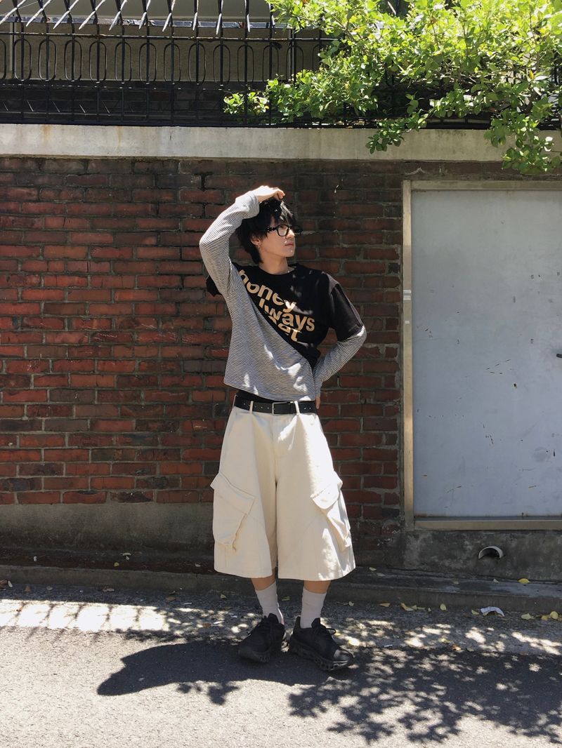 Pog Cargo Bermuda Pants 3C