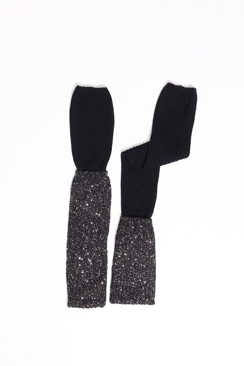 glitter leg warmer