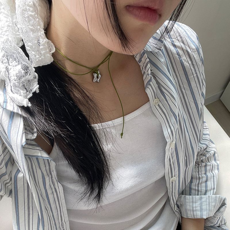 puffy buffy necklace
