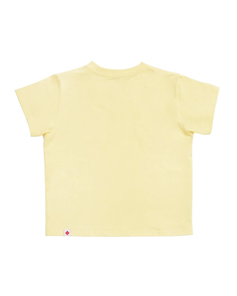 printing logo basic top / lemon