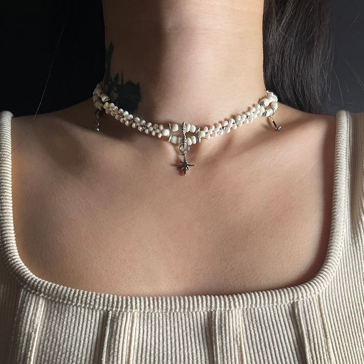Sand Beads Chocker(wear by Lesserafim Chaewon)