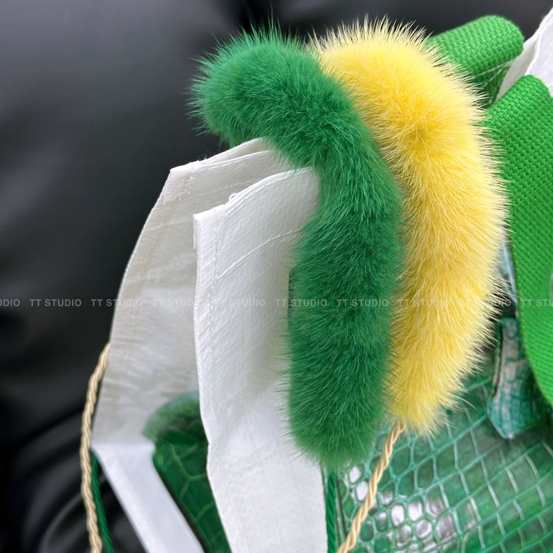 Real mink fur gloves