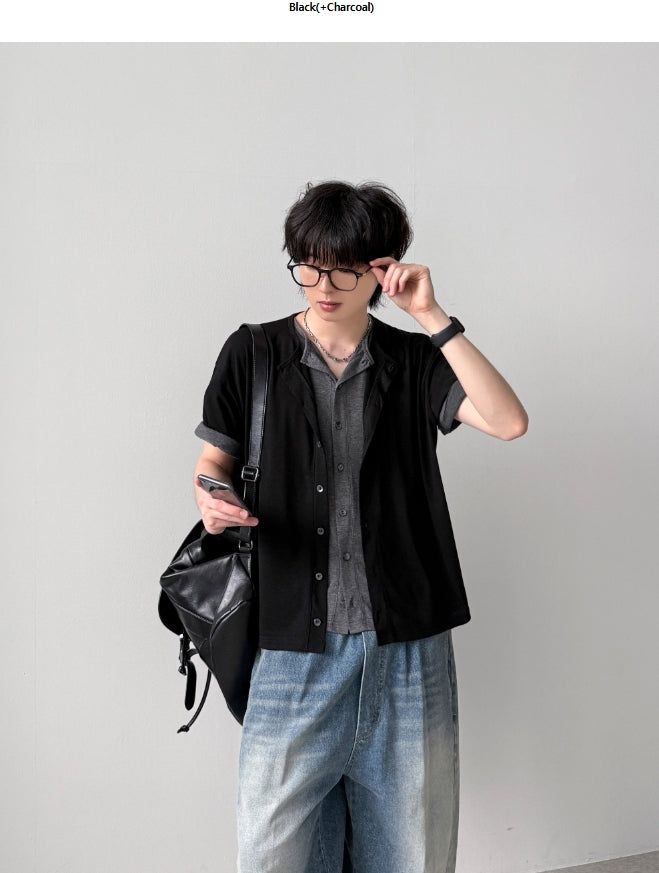 YOURNUS（ユアナス）の「Lina Layered Half Sleeve Cardigan（Tops）」
