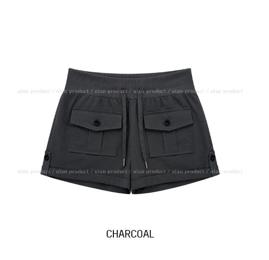 Oko Pocket Banding Roll-up Shorts