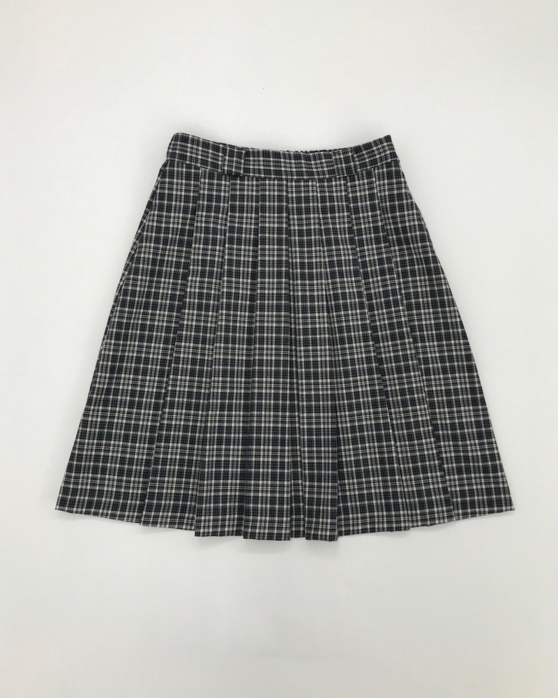 YWD PLAID PLEATS SKIRT (3color)