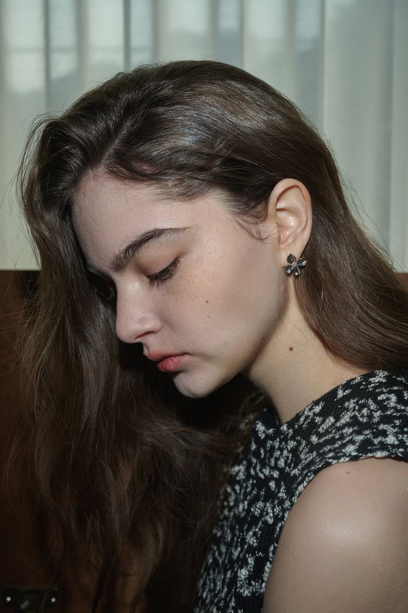 IRIS earring_silver