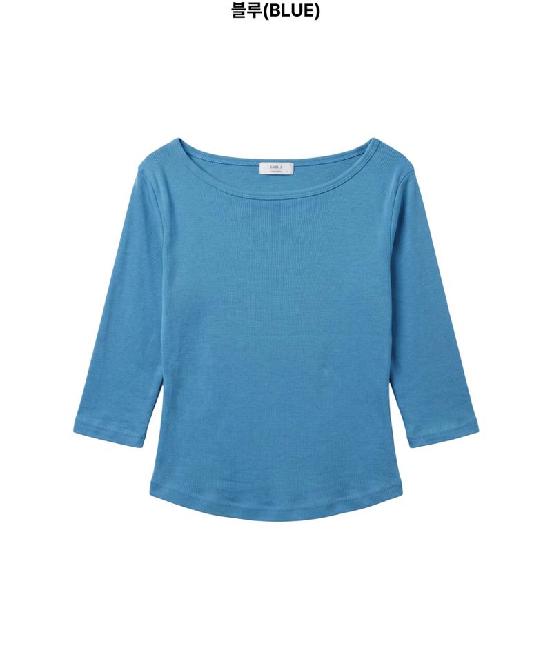 Huni Boat Neck 3/4 Sleeve Tee