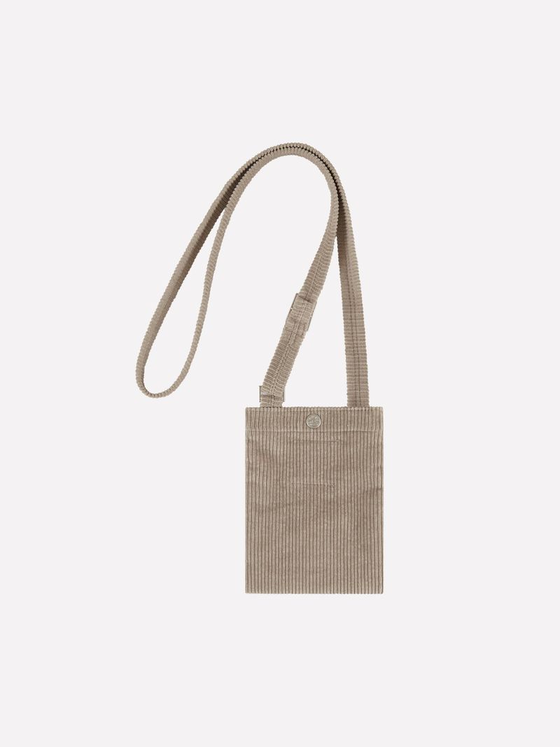 S.T.C. CORDUROY CROSS MINI BAG (BEIGE)
