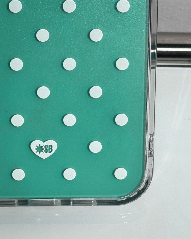 DOT JELLY Gel Hard Slim Phone Case - Mint