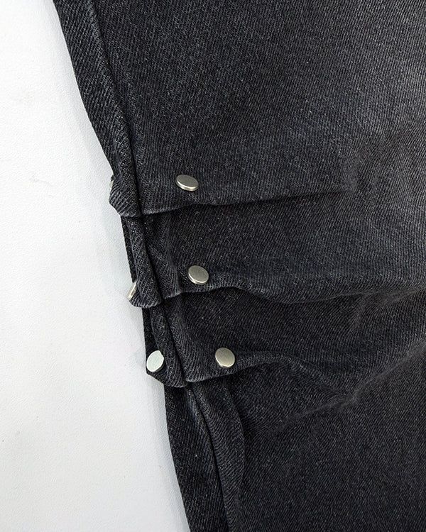 (W's) Side Rivet Denim Pants
