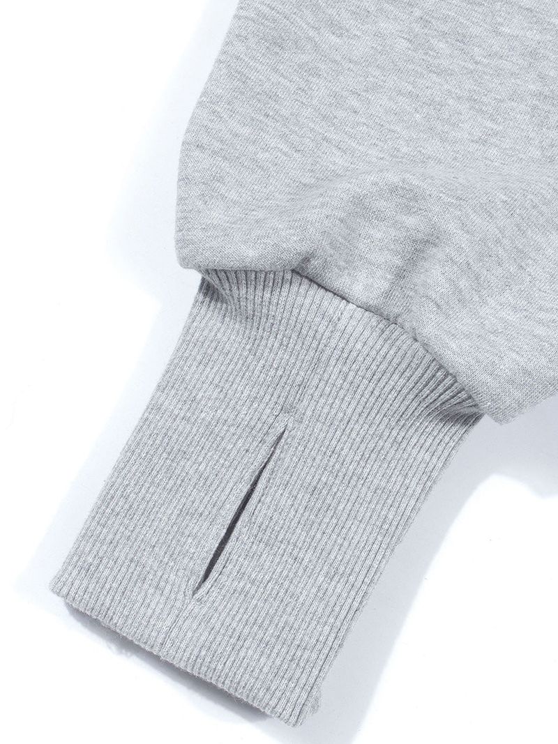 OFF-SHOULDER SWEATSHIRT_Melange Gray