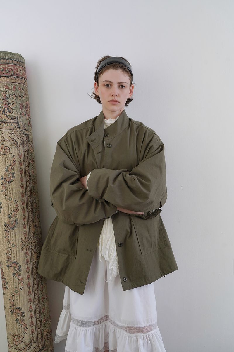 Cove half trench jacket_khaki