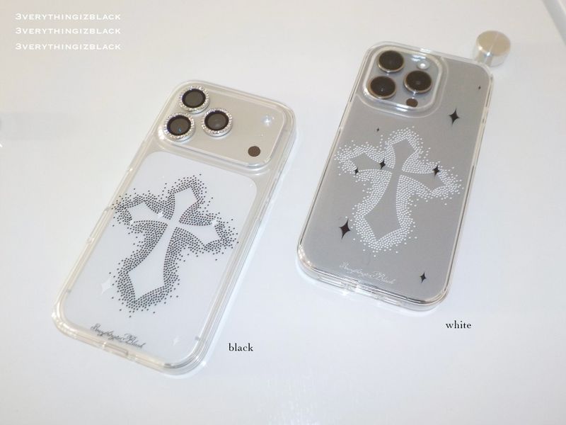 dot cross phone [black]