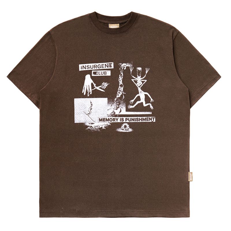 Insurgent Club（インサージェントクラブ）の「Memory T-Shirt Air-Flex Brown（Tops）」