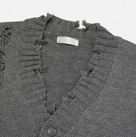 Scratcher Crop Damage Cardigan