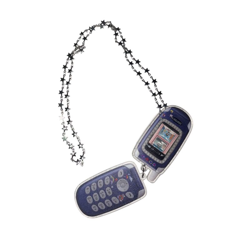 [MADE] Y2K Folder Phone Necklace