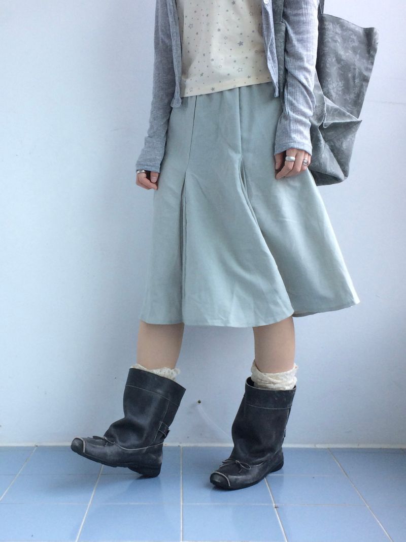 soft garden flare skirt