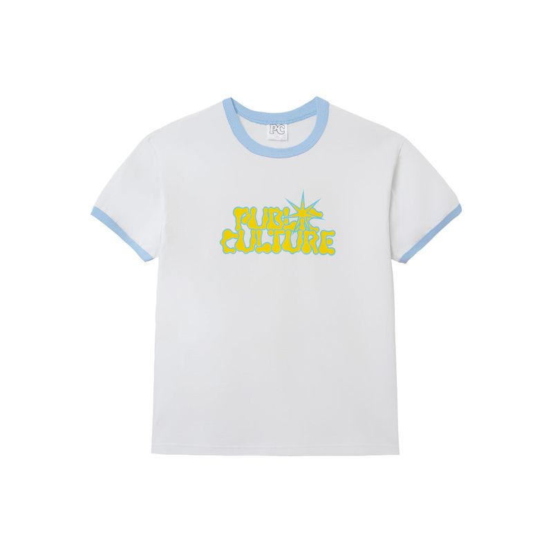 Universe Ringer Tee - White
