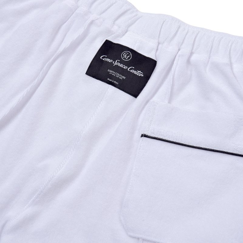 [UNISEX] Binding Terry Shorts (White)