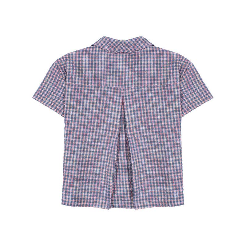 CHECK SHIRTS_Navy