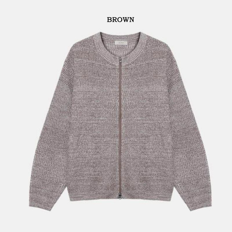 AMBLER ROUND ZIPUP KNIT