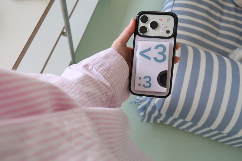[MADE] Number 3 emoji case (Vintage pink) (magsafe) 