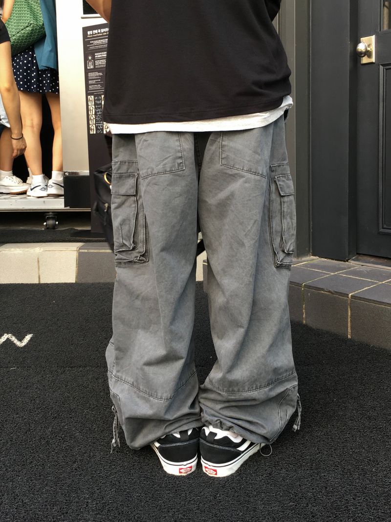 Bexer Multi-Pocket Wide Pants 3C