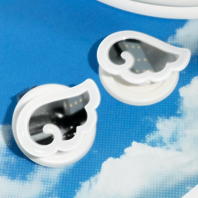Nineteenfriday（ナインティーンフライデー）の「エンジェル ウィング ミラー Magsafe スマホグリップ ポップ ソケット トック（スマホグッズ/小物）」