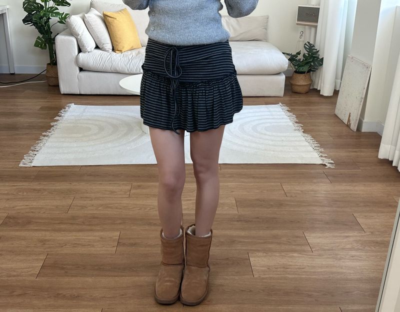 joy shirring skirt
