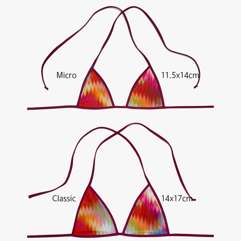 Zoe triangle bikini - bohemian wave [classic]