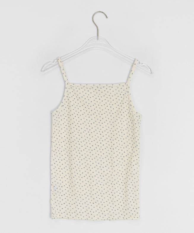 Hatil Floral Ribbed Sleeveless